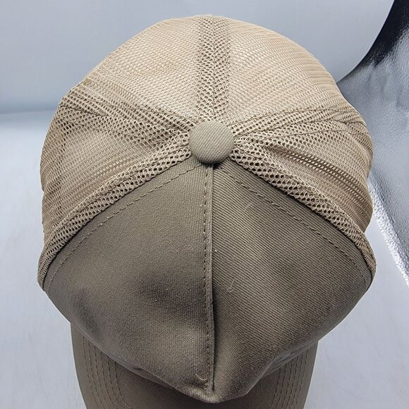 Bass Pro Shops Cabelas Adults Tan Trucker Hat Fishing Hiking Camping Trails - Picture 10 of 10